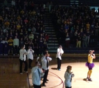 Brickies celebrate spirit at pep rally